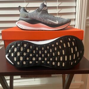 NWT- Men’s Nike Reactx Infinity Run 4 TB Sneakers- sz 12. Cool Grey/white-black